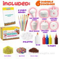 Color Your Own Squishy DIY Autism Toys Cake Painting Art Set Supplier